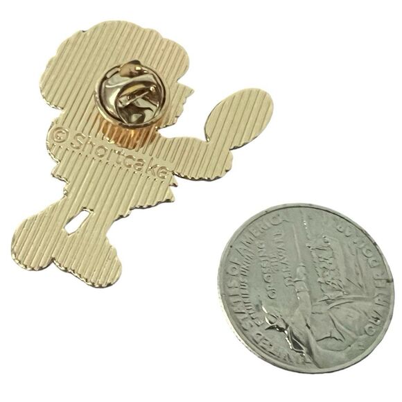 Offically Licensed Vintage Strawberry Shortcake Mirror Kawaii Enamel Pin - Picture 3 of 4